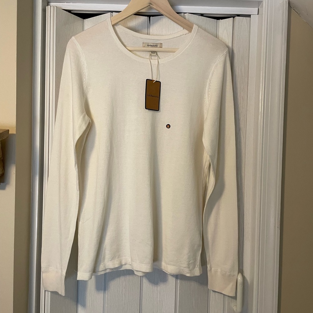 GH Bass Ivory Lightweight Sweater. NWT retails for $80.00